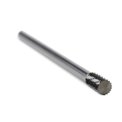 SA-3 Tungsten Carbide Burr Rotary File Cylindrical Shape Double Cut For Die Grinder Drill Bits 1/4'' Inch Diameter Of Shank And 3/8'' Inch Diameter Of Cutter 3/4'' Inch Cutter Length
