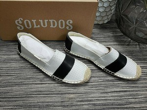 black and white espadrilles