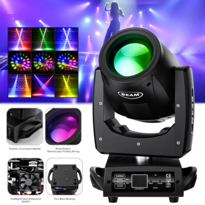 230W LED Mini Moving Head Light DMX 7r Beam Gobos Rainbow Effect Stage DJ Lights