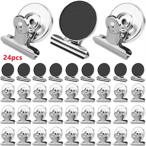 UP 120Pcs Office Magnetic Bulldog Clips Memo Note Holder Magnet Message Clip AUS - Picture 13 of 15