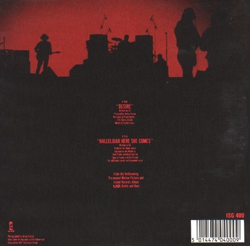 U2 Desire PICTURE SLEEVE 45 rpm 7" vinyl record + juke box title strip BRAND NEW - Bild 2 von 5