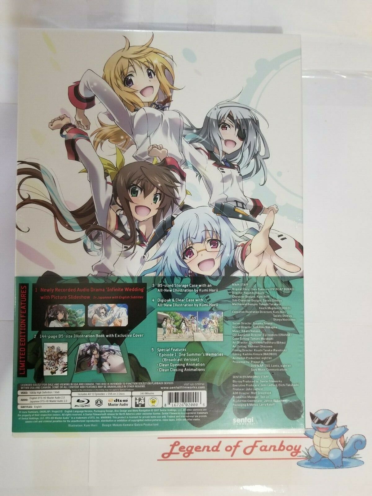 Infinite Stratos Season 2 Complete Limited Edition Blu-ray Box Set + Art  Book 816726020006