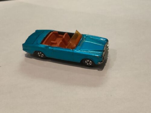 VINTAGE MATCHBOX SUPERFAST SERIES NO. 69BLUE ROLLS ROYCE SILVER SHADOW NR - Picture 6 of 9