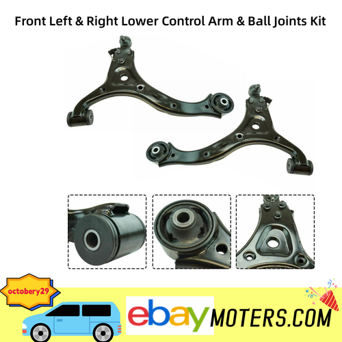 For Kia Sedona Hyundai Front Left & Right Lower Control Arm & Ball