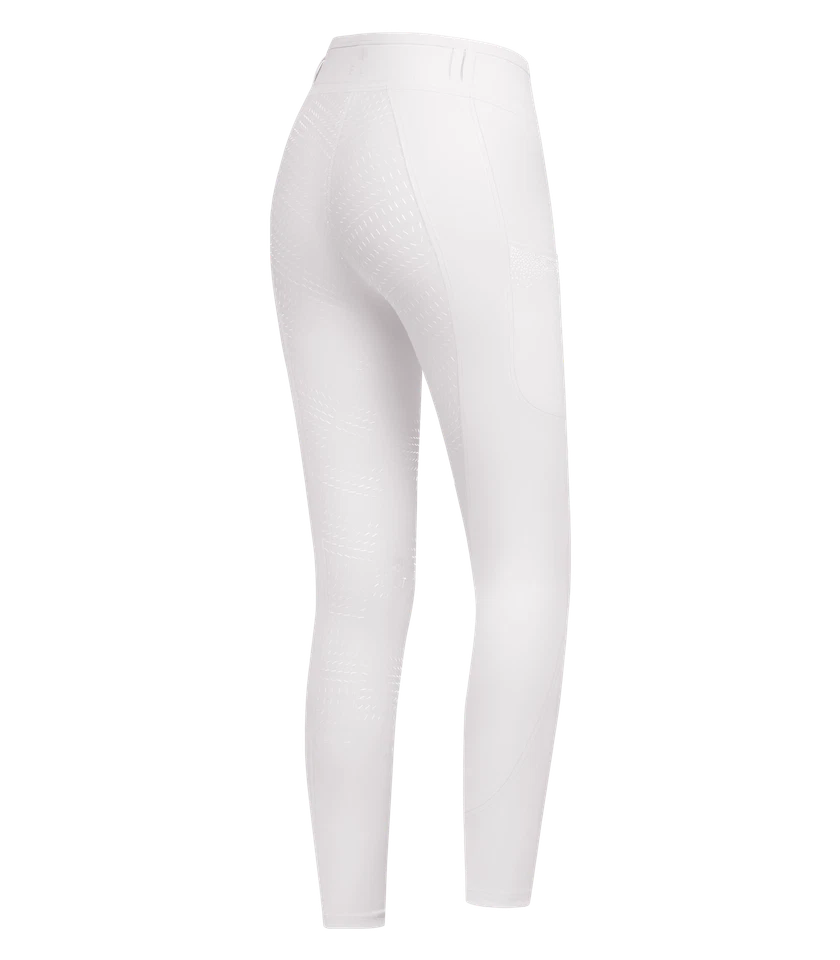 Waldhausen ELT Reitleggings Orelie weiß mit Hochbund Turnier Reithose  - Bild 2 von 2