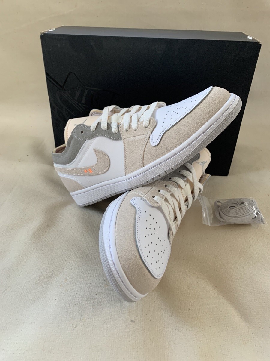Jordan 1 Low SE Craft Inside Out Shoes Men\'s Size 11.5 Sneakers White Phantom Jordan 1 Low SE Craft  main image 4