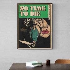 NO TIME TO DIE - Billie Eilish Stylish Pop Art Poster No Frame, Music Poster