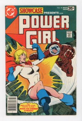 Showcase 98 second Power Girl tryout, HIGH GRADE NEWSSTAND