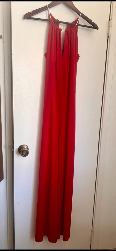 MICHAEL KORS 编织红色吊带连身裤 M 码 — 第 2/4 张图片