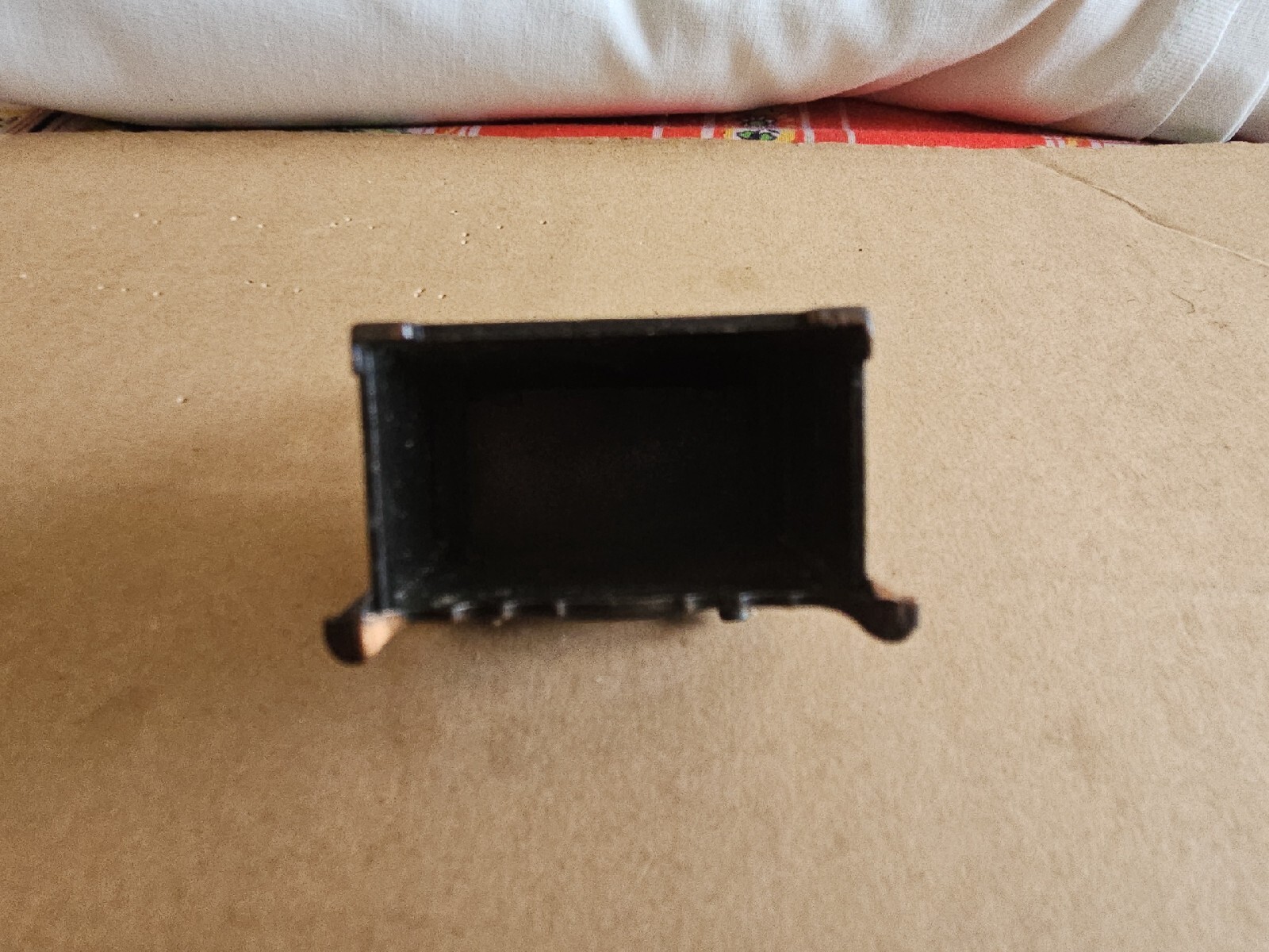 Vtg Durham Metal Miniature Vanity/Mirror Doll House Furniture 1976 Brass 