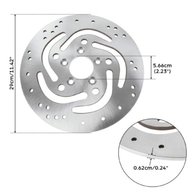 Fit For Harley Davidson Dyna Softail Touring 11.5'' Front Brake Rotor Disc