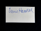 ERNIE HARWELL BECKETT BAS CERTIFIED SIGNED CUT AUTOGRAPH AUTO BASEBALL HOF TIGER