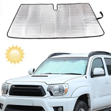 Custom Fit For 2006-2023 Tacoma Windshield Sun Shade Interior Sun Uv Protection