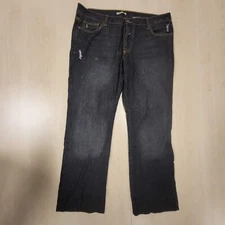 Monarch jeans distressed flap pocket medium wash blue jeans mens 38