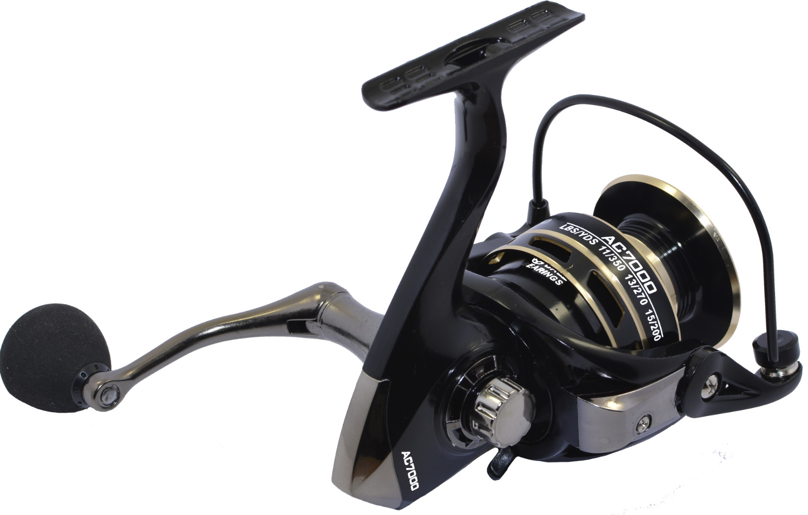12BB Spinning Fishing Reel 5.2:1 Freshwater Saltwater Right Left Metal Spool New