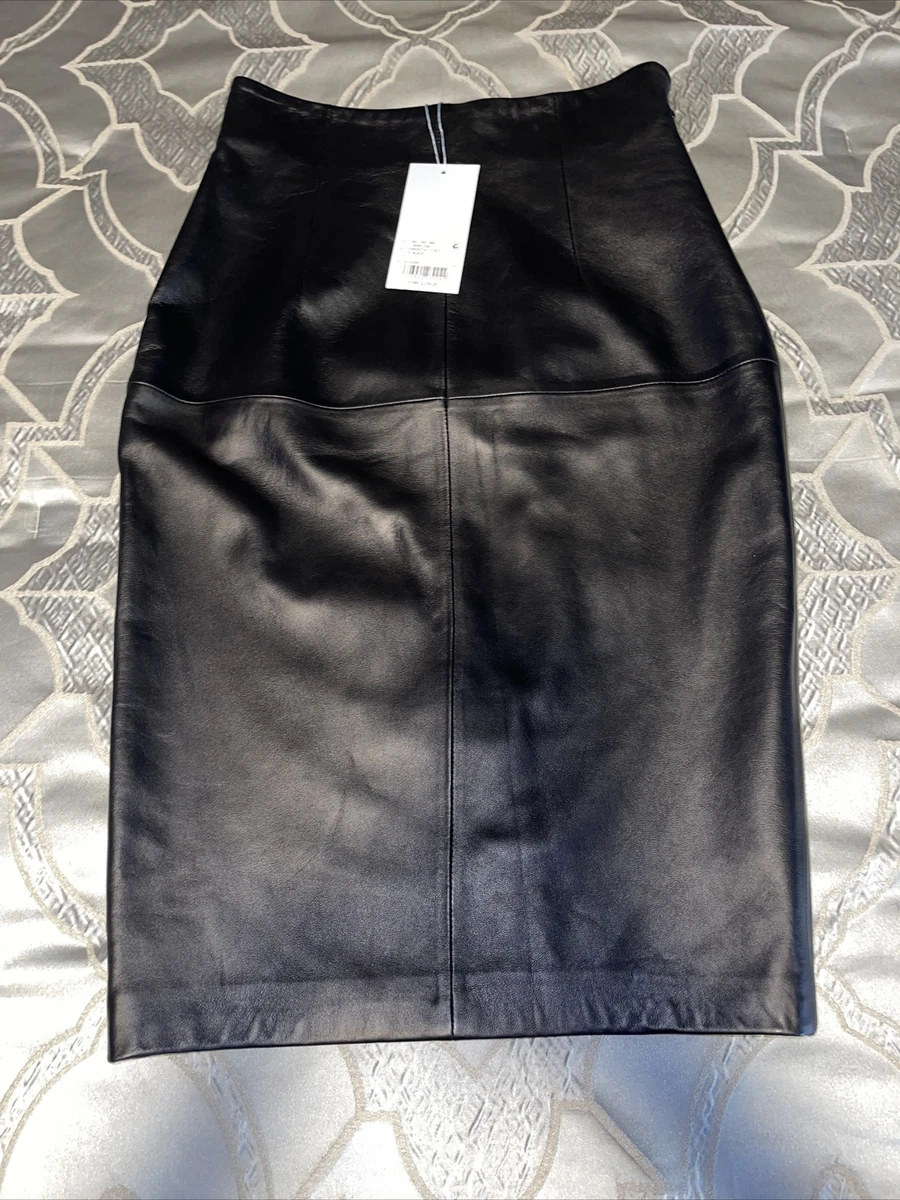 Antonio melani shop leather skirt