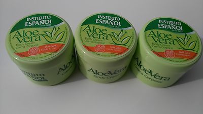 3 Body Cream with Aloe Vera Instituto Espanol pots Made in Spain. | eBay