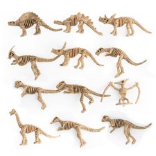 12X Simulated Dinosaur Skeleton Prehistoric Animal Bone Model Ornaments Gift USA