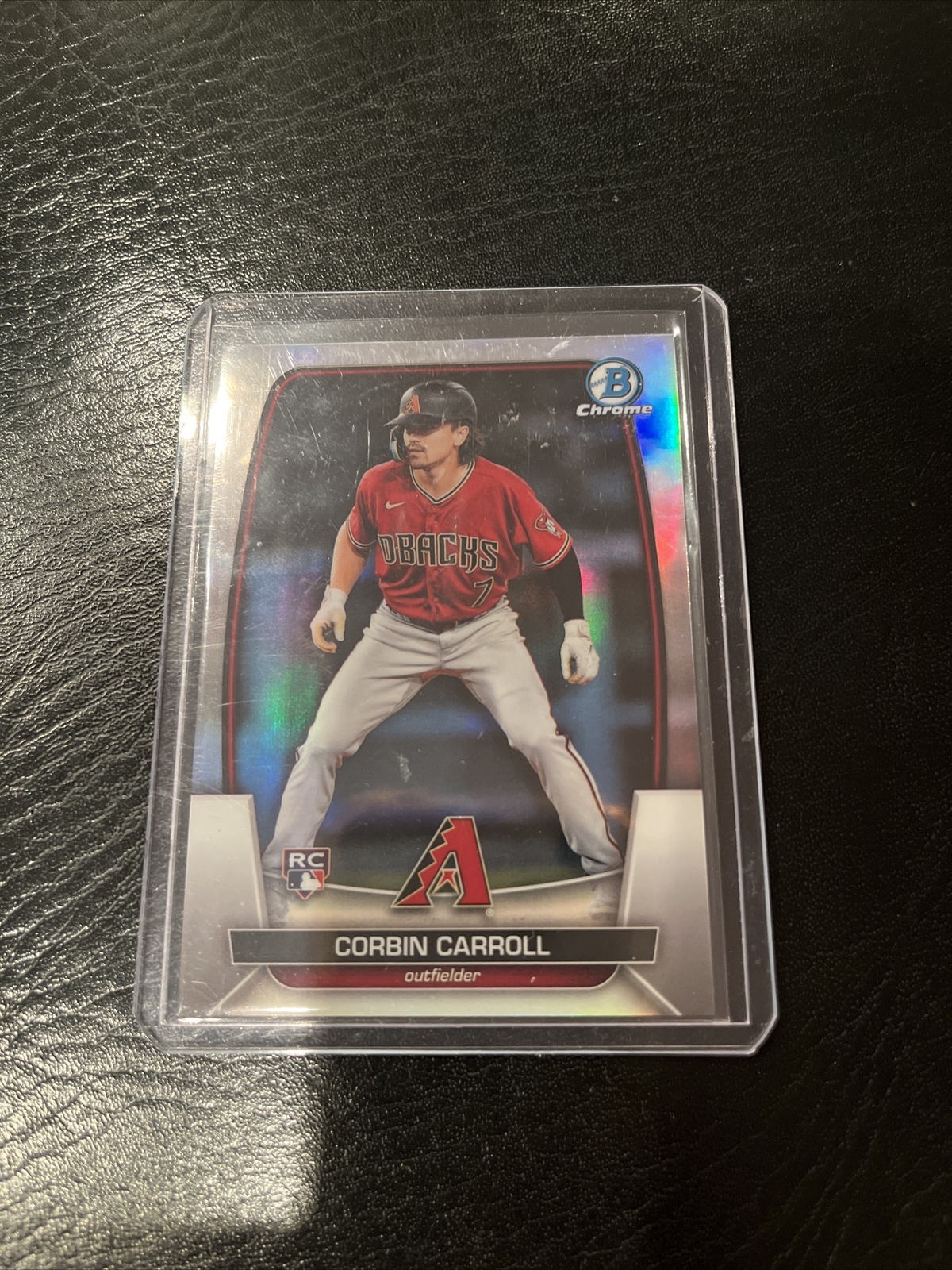 2023 Bowman Chrome Corbin Carroll 390/499 Rookie Refractor Parallel #5 RC ROY