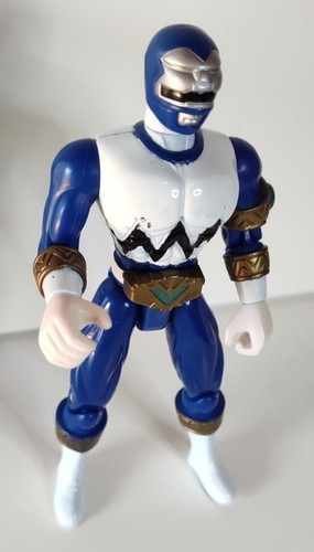Lot of 2 Figures, Power Rangers Lost Galaxy Blue Capsular Cycle Bandai 1998 - Picture 2 of 8