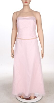 open lace back dress Vintage Mauve Plus Size Pleated Tulle Bridesmaid Dress main image 1