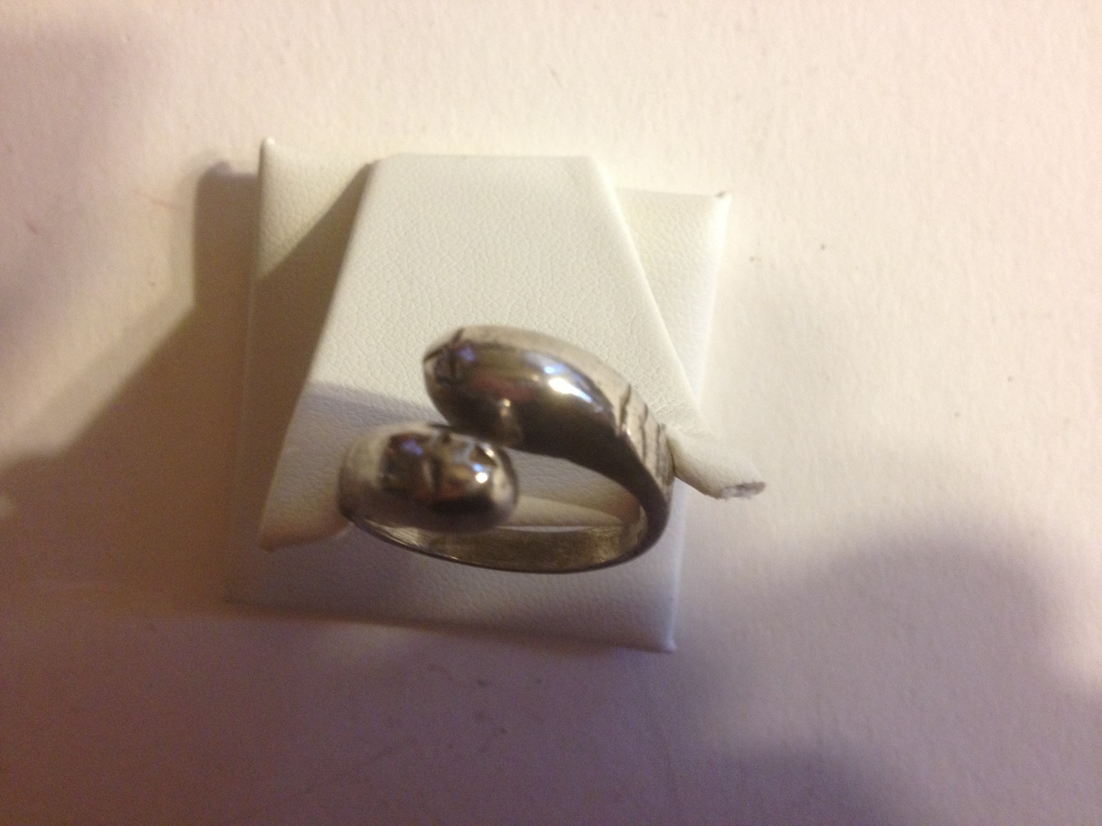 BEAUTIFUL SNAKE SHAPED SOLID SILVER 925 RING SIZE… - image 4