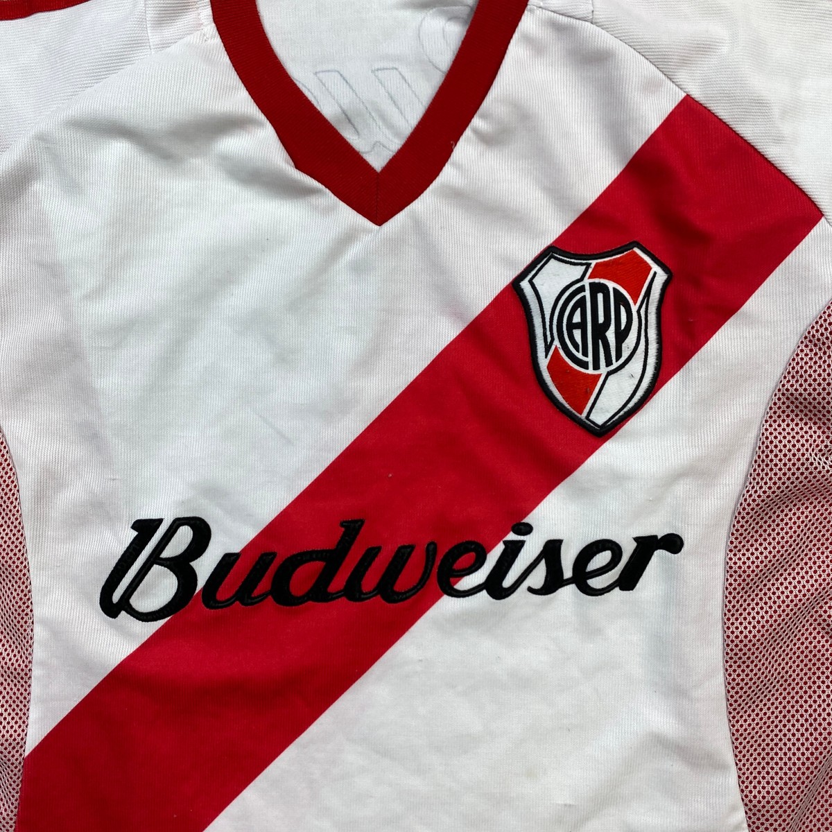 Vintage River Plate Jersey Extra Large Red White Futbol Soccer Argentina  Mens