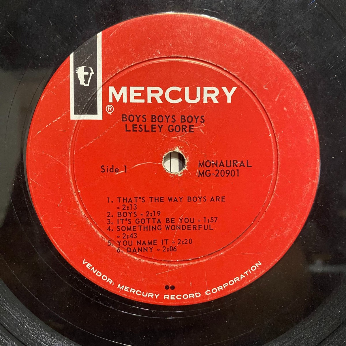 LESLEY GORE - BOYS, BOYS, BOYS (VINYL LP) 1964!!! RARE!!! MERCURY