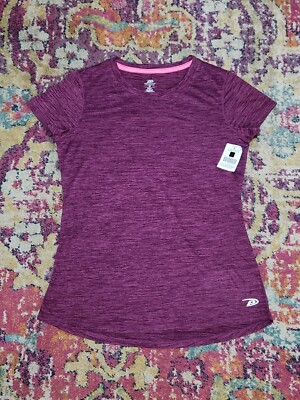 NWT Women's PRO PLAYER Medium Purple Moisture Wicking Shirt Active Fitness Gym