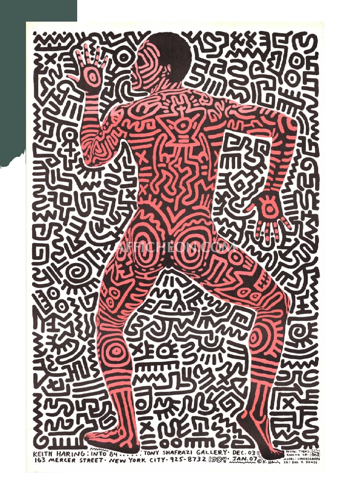 Keith Haring figuras Arte Posters
