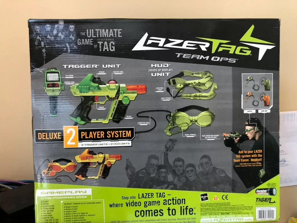 Brand New LAZER TAG : TEAM OPS DELUXE 2 Player System in Sealed