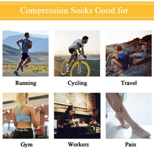 Neuropathy Socks For Women and Men, 3Pairs Soothe Relief Compression Socks - Picture 11 of 11