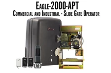 Commercial Slide Gate Operator Eagle 2000 APT 1HP Heavy Duty AC High Traffic 