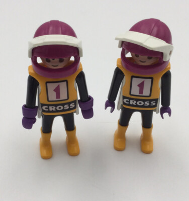 Playmobil 3044 zwei Motocross Figuren