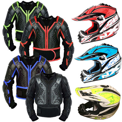 kids motocross body armour