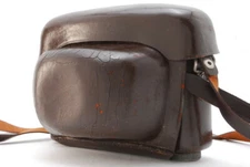 Vintage Voightlander Brown leather camera case from Japan