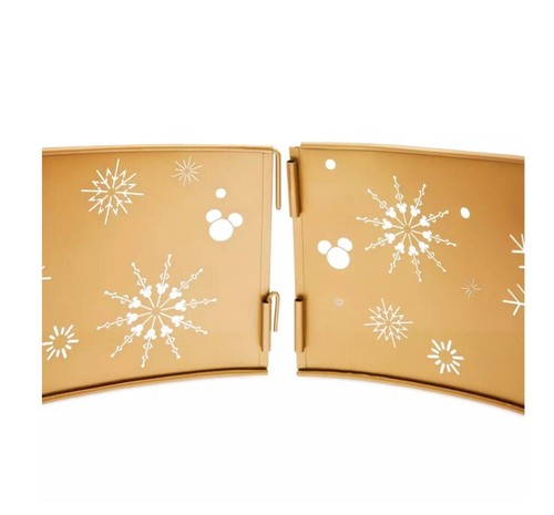 Disney Parks 2024 Gold Mickey Mouse Icon Holiday Tree Collar New - 第 2/4 張圖片
