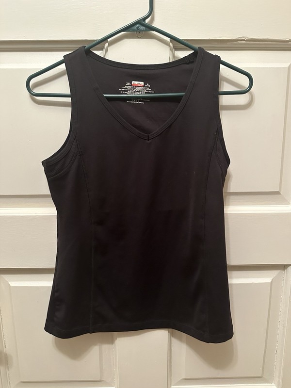 Danskin Now Women Active Tank Top Size Medium(8-10)Black