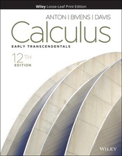 Calculus: Early Transcendentals by Anton