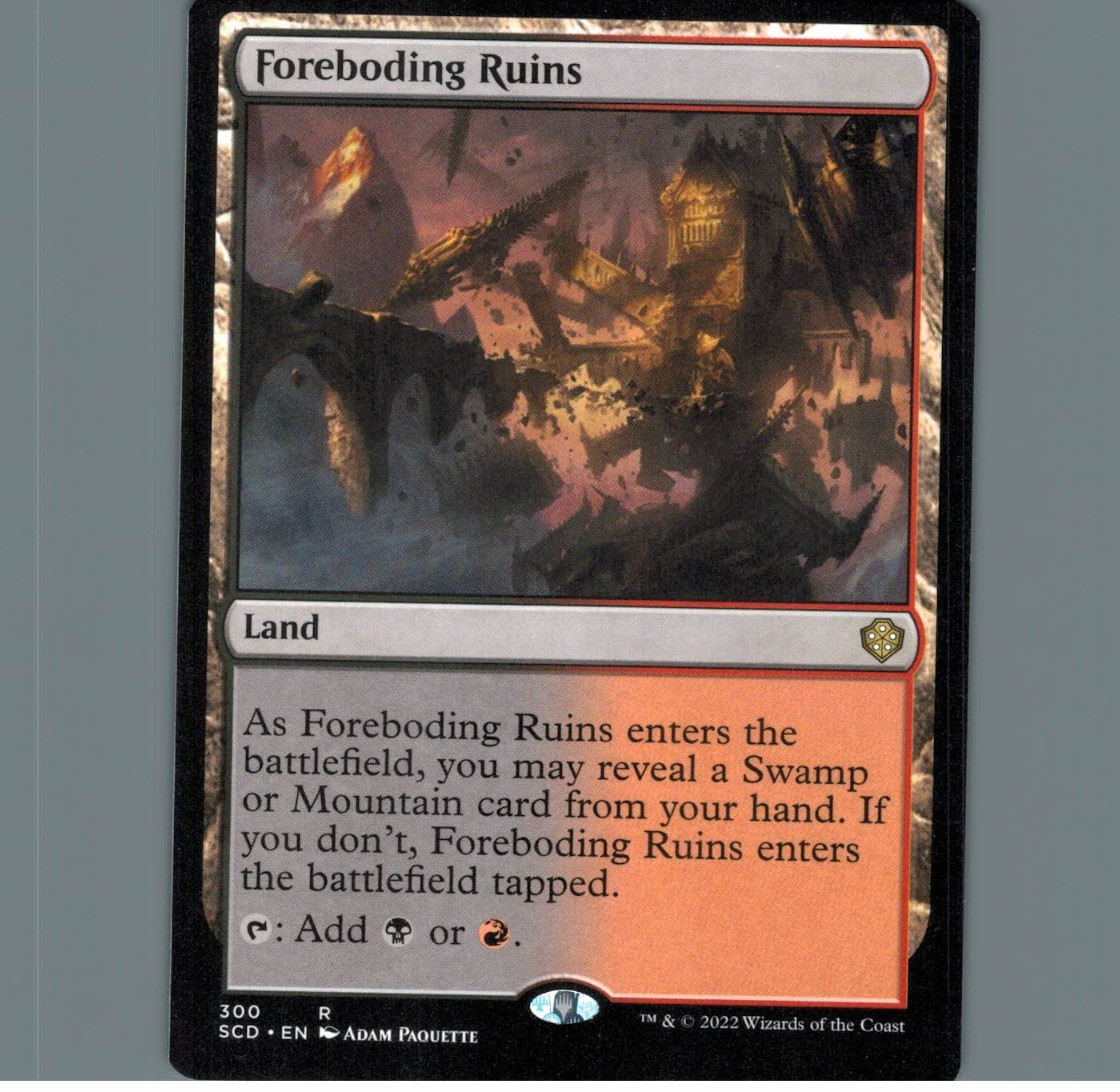 MTG Foreboding Ruins - Starter Commander Decks #300