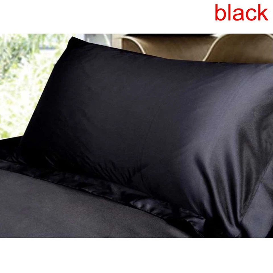 Colors Cushion Cover Bedroom Decor Satin Pillowcases Imitation Silk Pillow Case - image 2 of 4