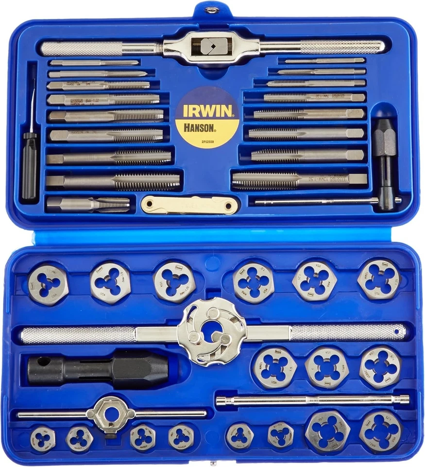 IRWIN Tools 41-Piece Metric Tap and Die Set - Perfect for Repairs & Maintenance - Image 4 of 4