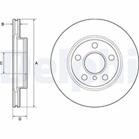 2X Bremsscheibe Delphi BG4704C FüR F45 F56 Clubman Mini F54 BMW 2Er Active 214