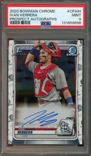 2020 Bowman Chrome #CPAIH Ivan Herrera RC MINT Prospect PSA 9 Cardinals 9698