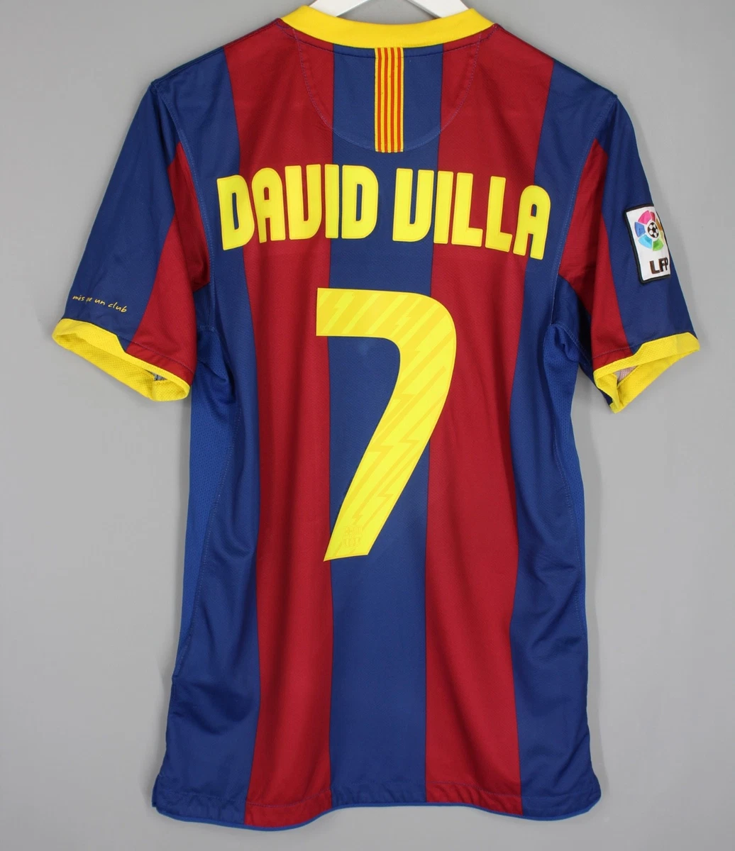 David Villa FC Barcelona International Club Soccer Fan Jerseys for
