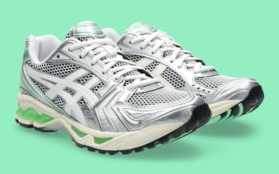 ASICS Gel-Kayano 14 Silver Lime Men's Silver & Green Sports