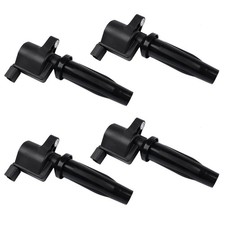 Produktbild - 4* Zündspule Zündmodul Stabzündspule für Ford Focus C-Max 1.8 2.0 03-07 1314271