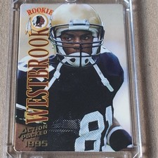1995 Action Packed Michael Westbrook Rookie Card #40 Washington Redskins NFL. rookie card picture