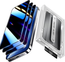 3PC Privacy Screen Protector for iPhone 15 pro 6.1" - Anti-Spy Tempered Glass