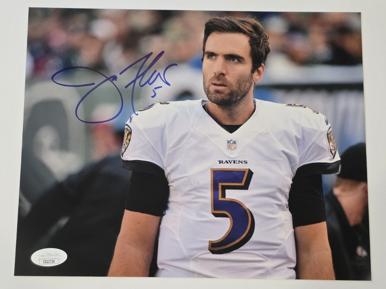 Joe Flacco Autographed Signed Baltimore Ravens 8x10 Photo-SUPER BOWL MVP--JSA 